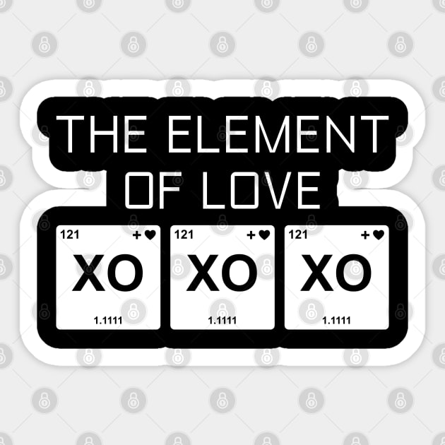 The Elements Of Life - Love Sticker by Ultra Silvafine